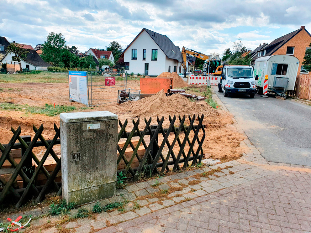 Objekte Allensteiner Straße in Wedemark / Bissendorf im Bau